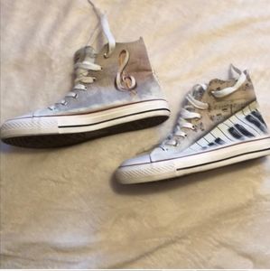 Music note Sneakers unisex piano symphony orchestra